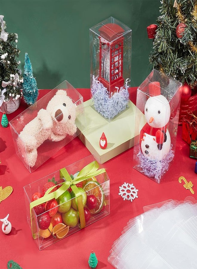 بينيكريت علبة بلاستيكية مستطيلة من بينيكريت، عبوة من 20 قطعة، مقاس 2.7 × 2.7 × 6.3 بوصة، مثالية لتوزيع هدايا الحفلات، وحفلات الزفاف، والحلويات، والكب كيك، وهدايا عيد الأم. - Image 5